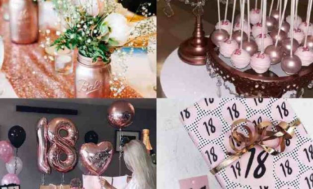 Simple 18th birthday decoration ideas at home