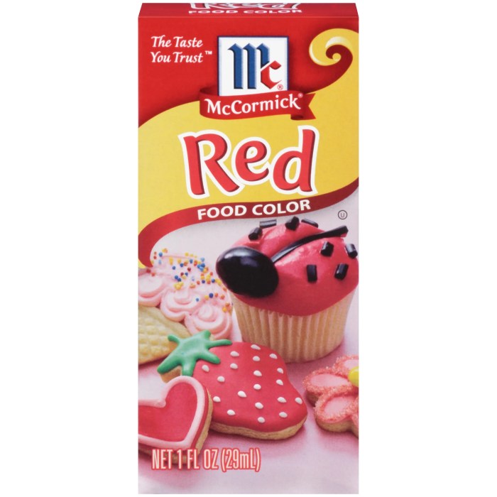 Red food coloring 40