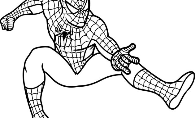 Coloring pages spiderman