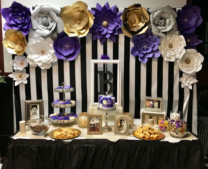 Table decoration ideas for 60th birthday party