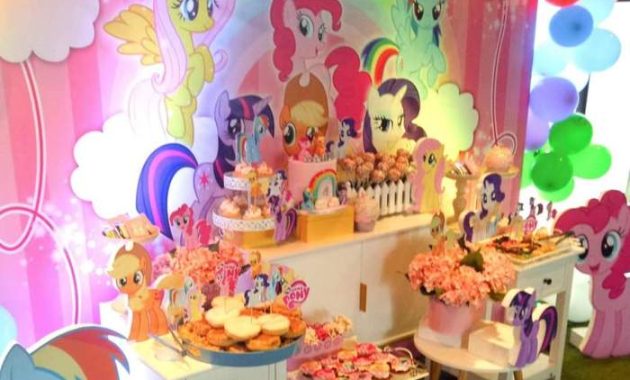 Little pony birthday party decoration