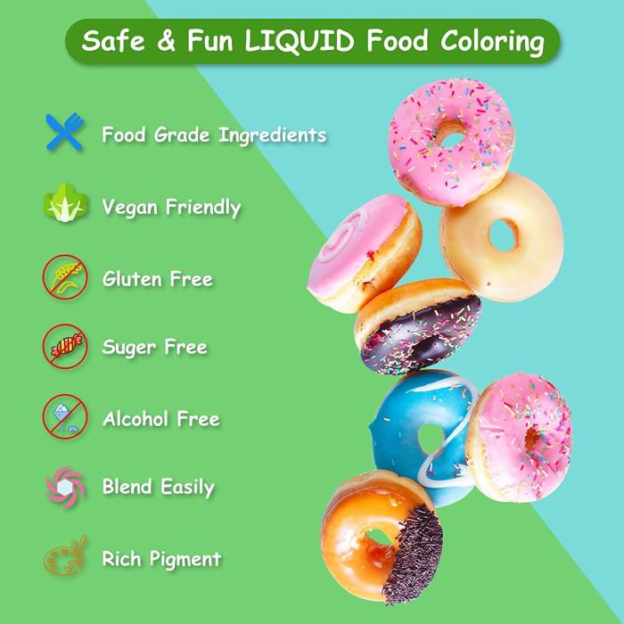 Alcohol based food coloring