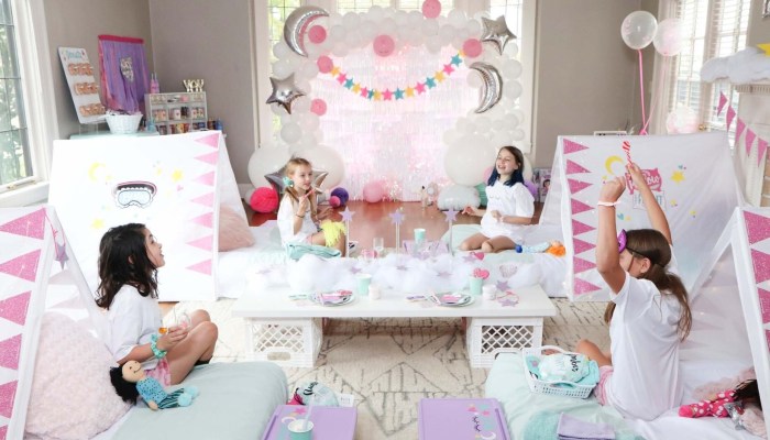 Slumber party decoration ideas