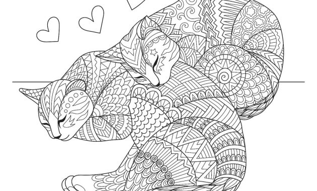 Cat coloring pages printable