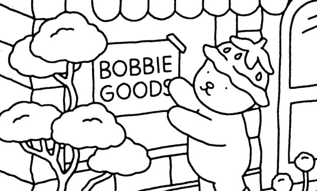 Bobbie goods coloring page