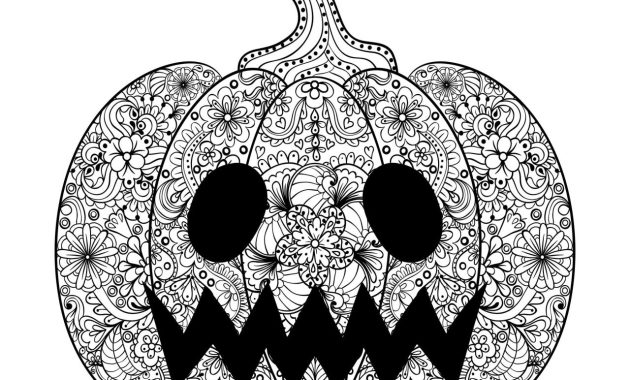 Halloween coloring page