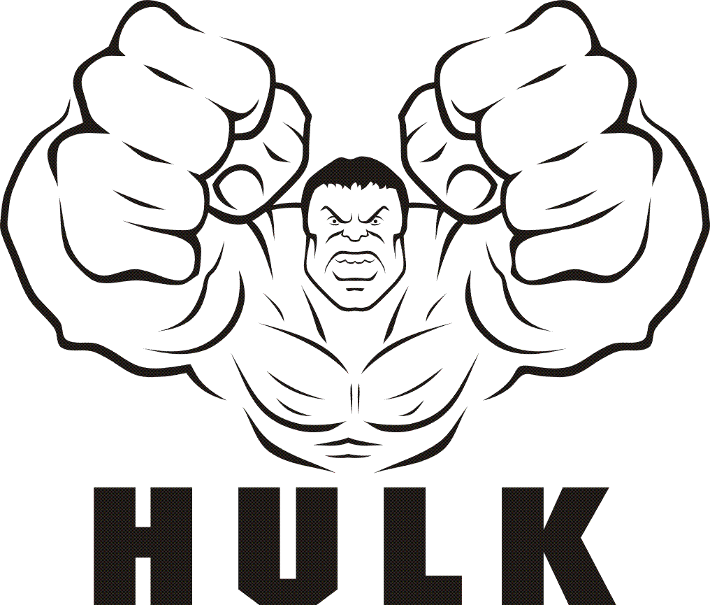 Incredible hulk coloring pages