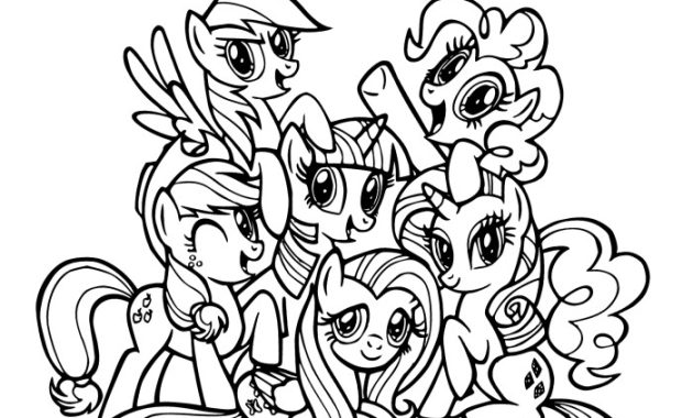 My little pony coloring pages