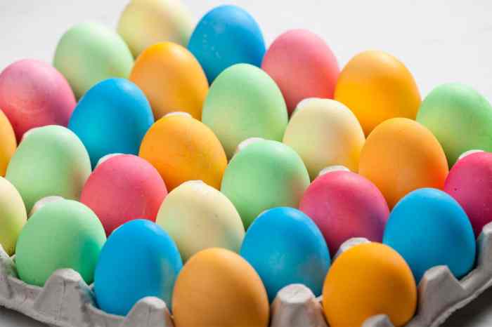 Cool whip food coloring eggs