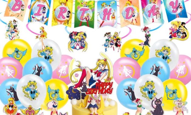 Sailor moon party decoration