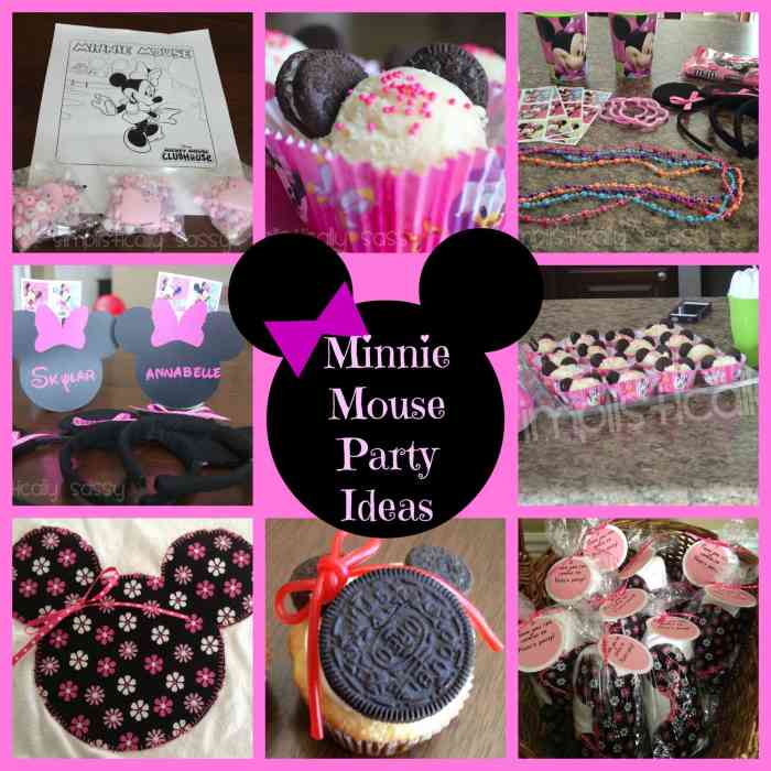 Minnie mouse birthday decoration ideas