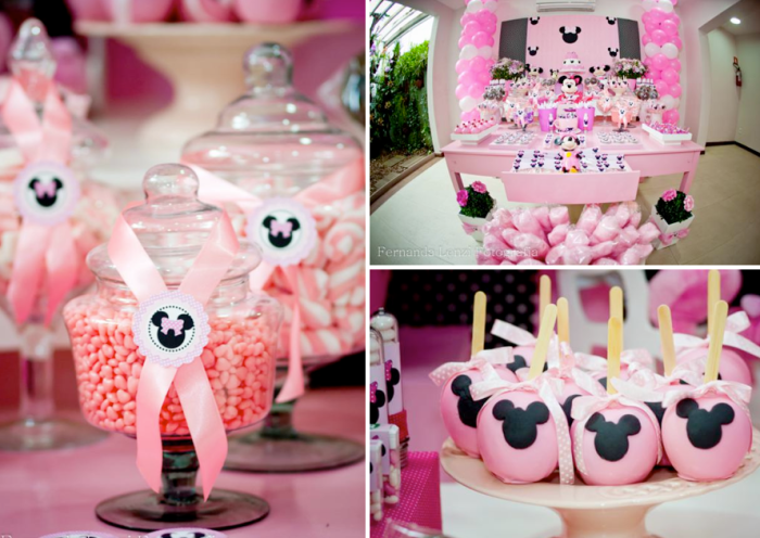 Minnie mouse birthday decoration ideas