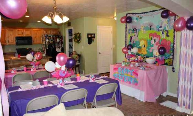 Little pony birthday party decoration