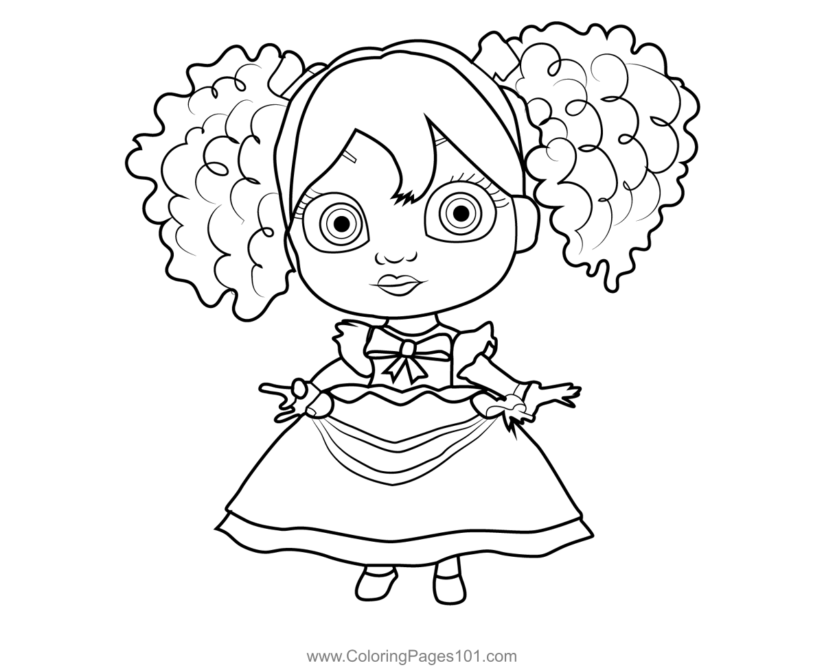 Poppy playtime coloring pages