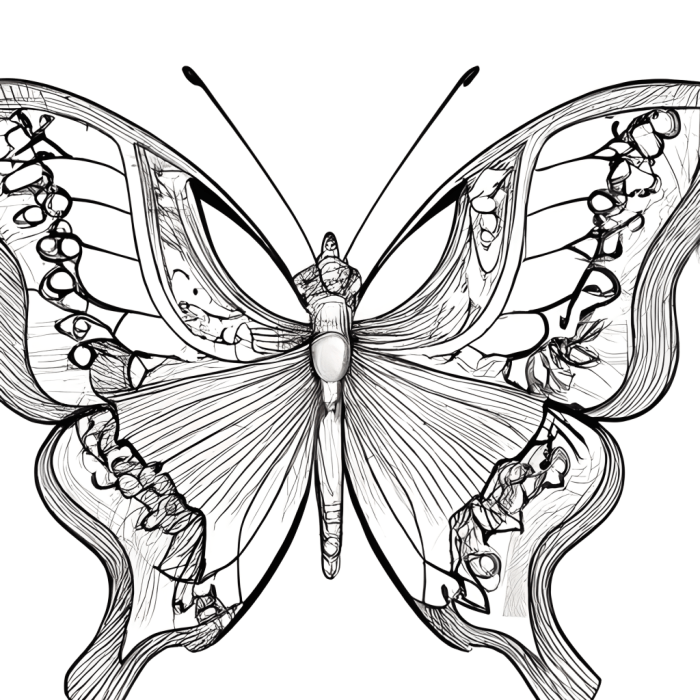 Butterfly coloring pages