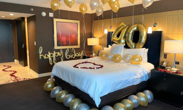 Hotel birthday decoration ideas