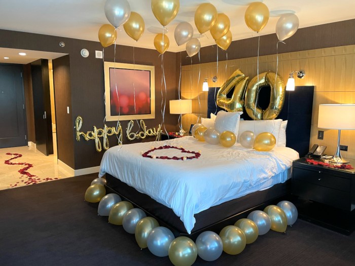 Hotel birthday decoration ideas