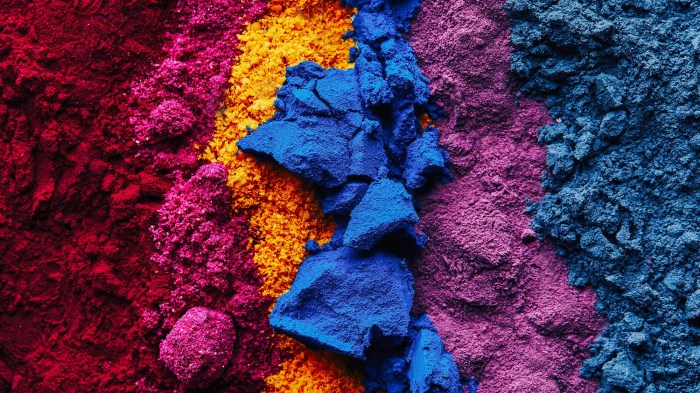 Natural powder food coloring