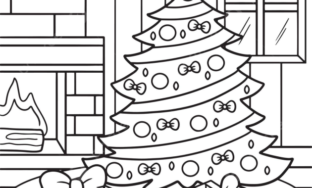 Christmas coloring page