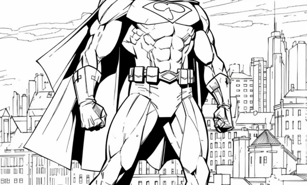 Batman coloring page