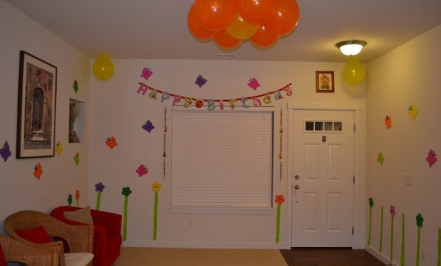 Birthday room decoration ideas