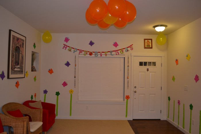 Birthday room decoration ideas