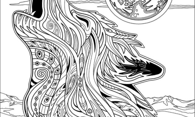 Wolf coloring pages