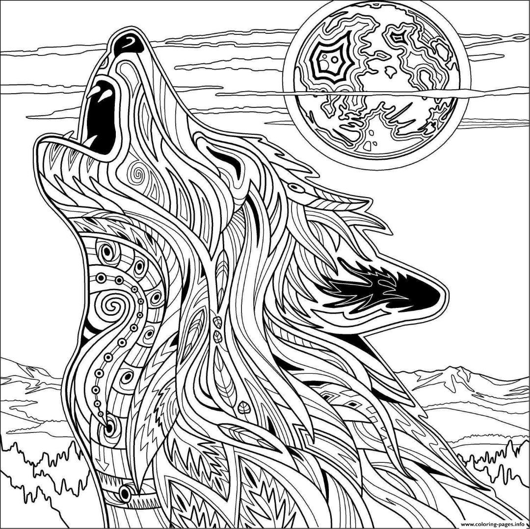 Wolf coloring pages