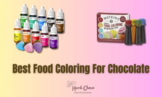 Chocolate chameleon food coloring