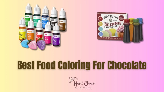 Chocolate chameleon food coloring