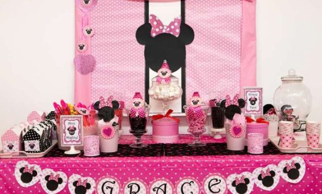 Decoration minnie mouse birthday