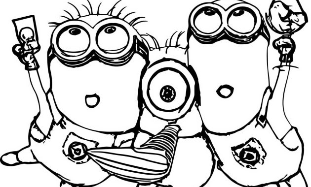 Minion coloring pages