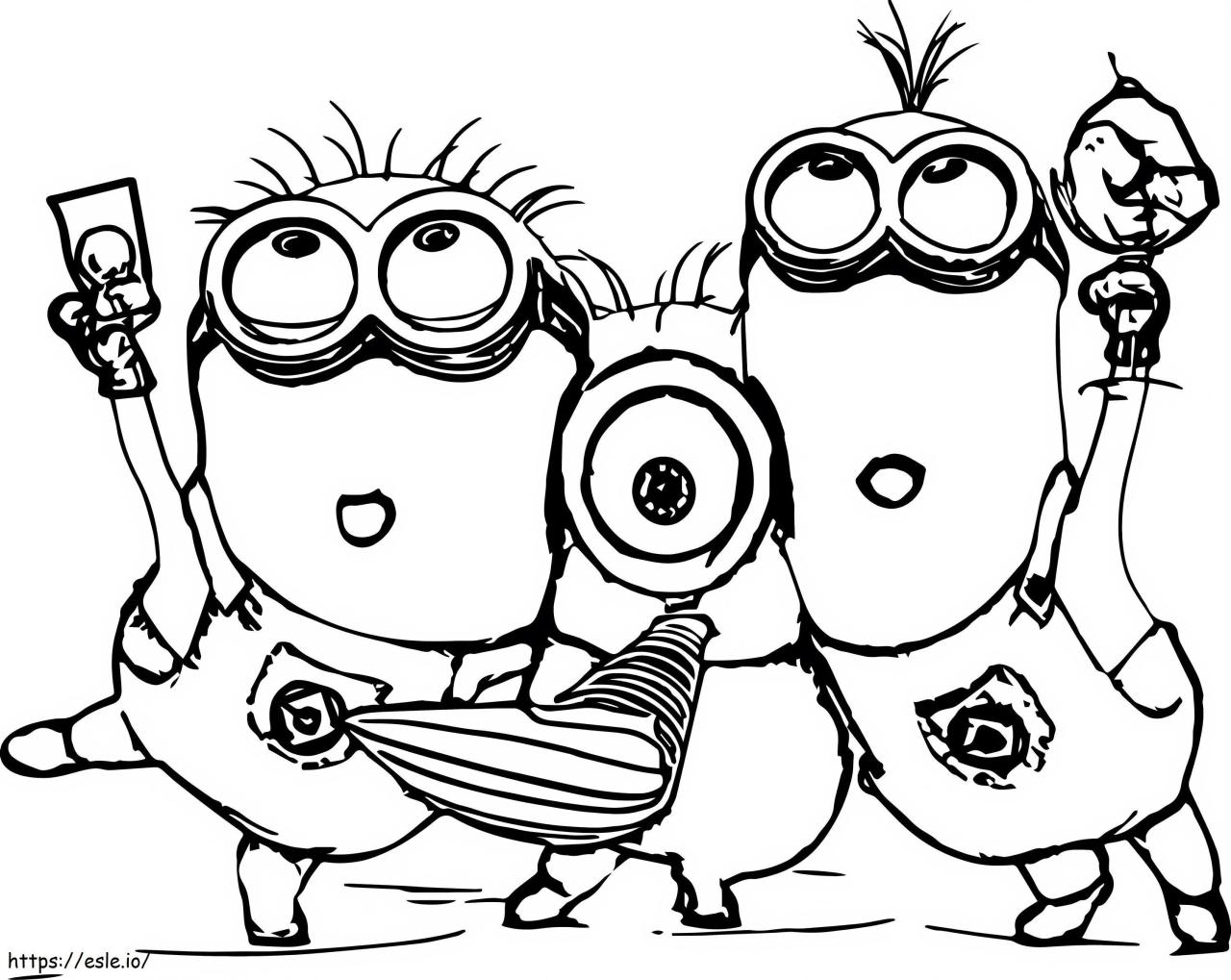 Minion coloring pages