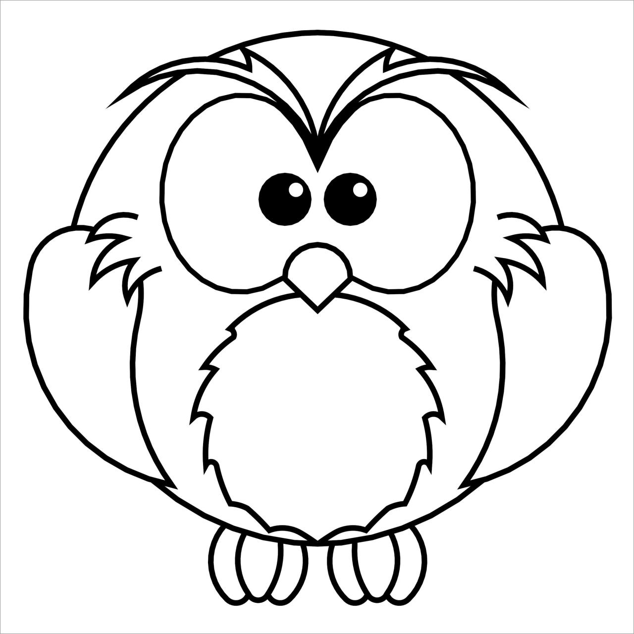 Owl coloring pages