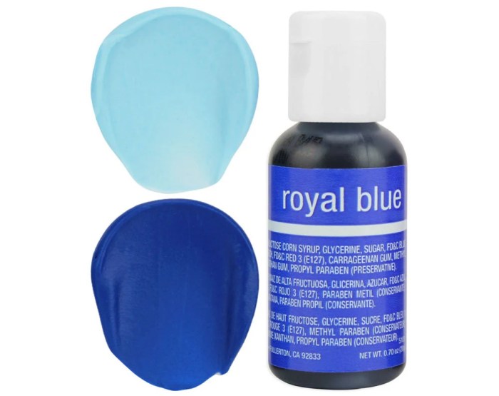 Royal blue food coloring