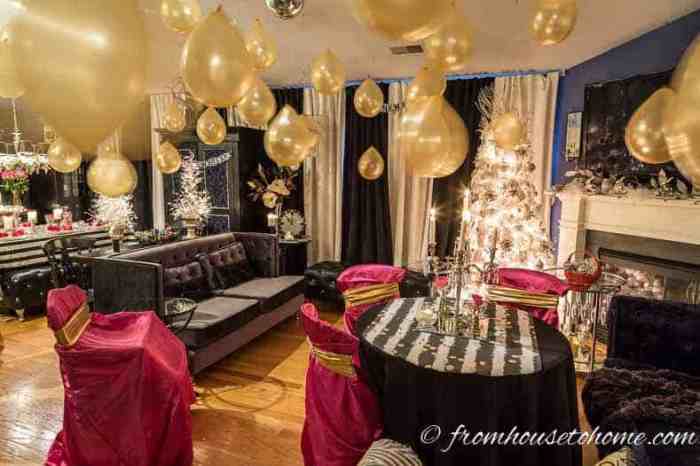 Nye party decoration ideas