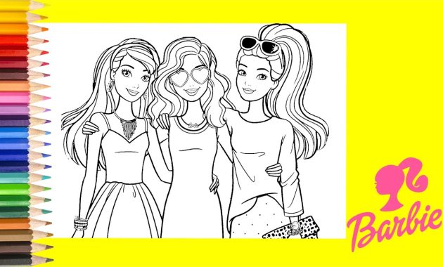 Coloring pages barbie