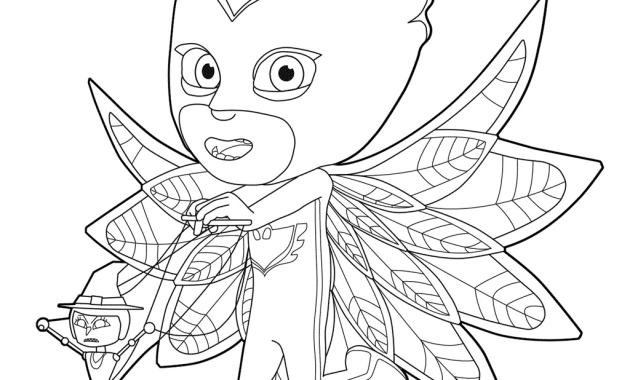 Pj masks coloring pages