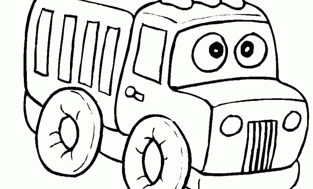 Preschool coloring pages