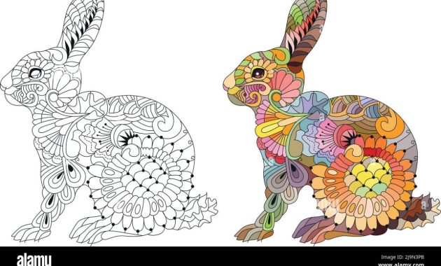 Coloring pages rabbit cartoon color rabbits printable print getcolorings lovely