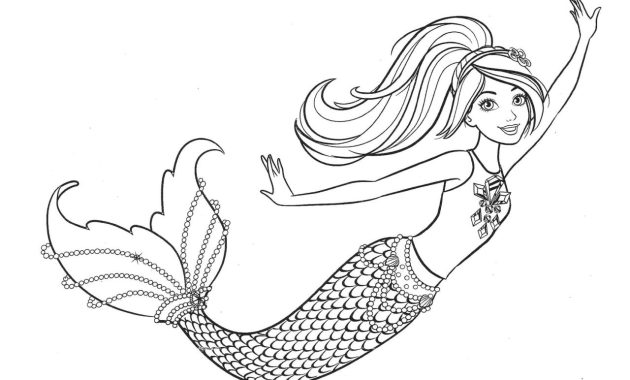 Mermaid coloring pages