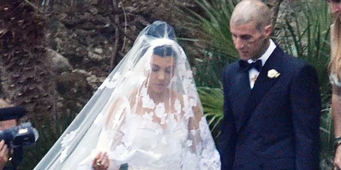 Kourtney k wedding dress