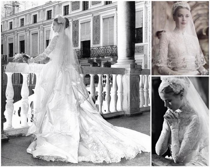 Grace kelly like wedding dress