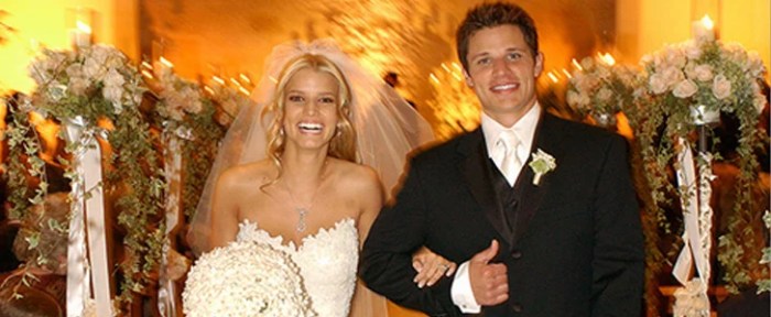 Jessica simpson wedding dress nick lachey