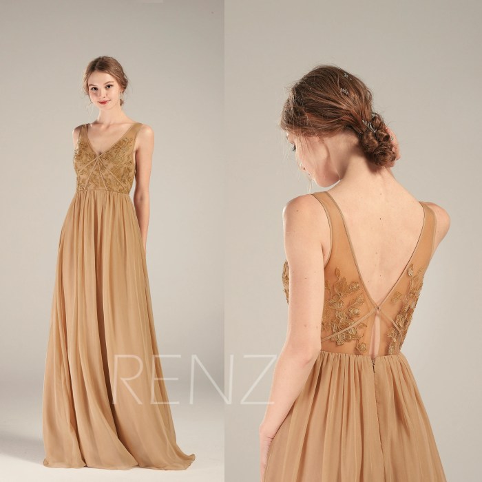 Khaki dress for wedding