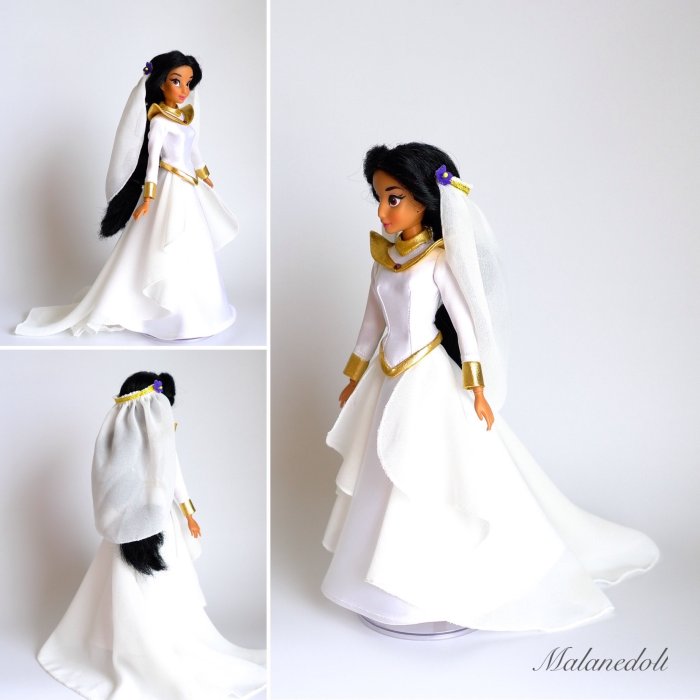 Jasmine disney wedding dress