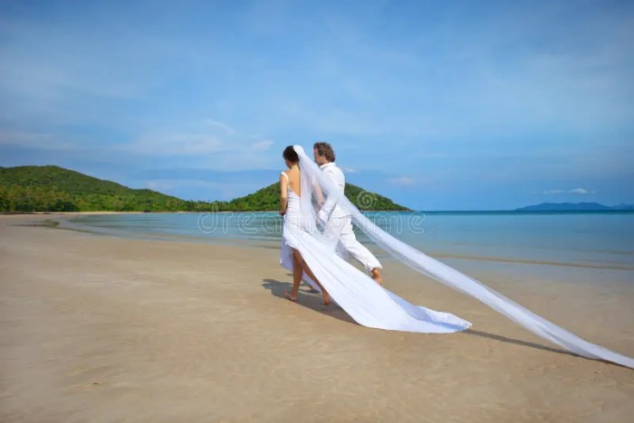 Island wedding dresses guest