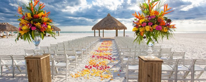 Island wedding dresses guest