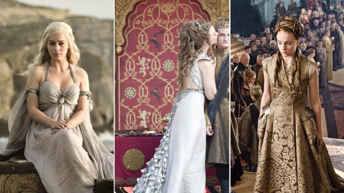 Game of thrones inspired wedding dresses